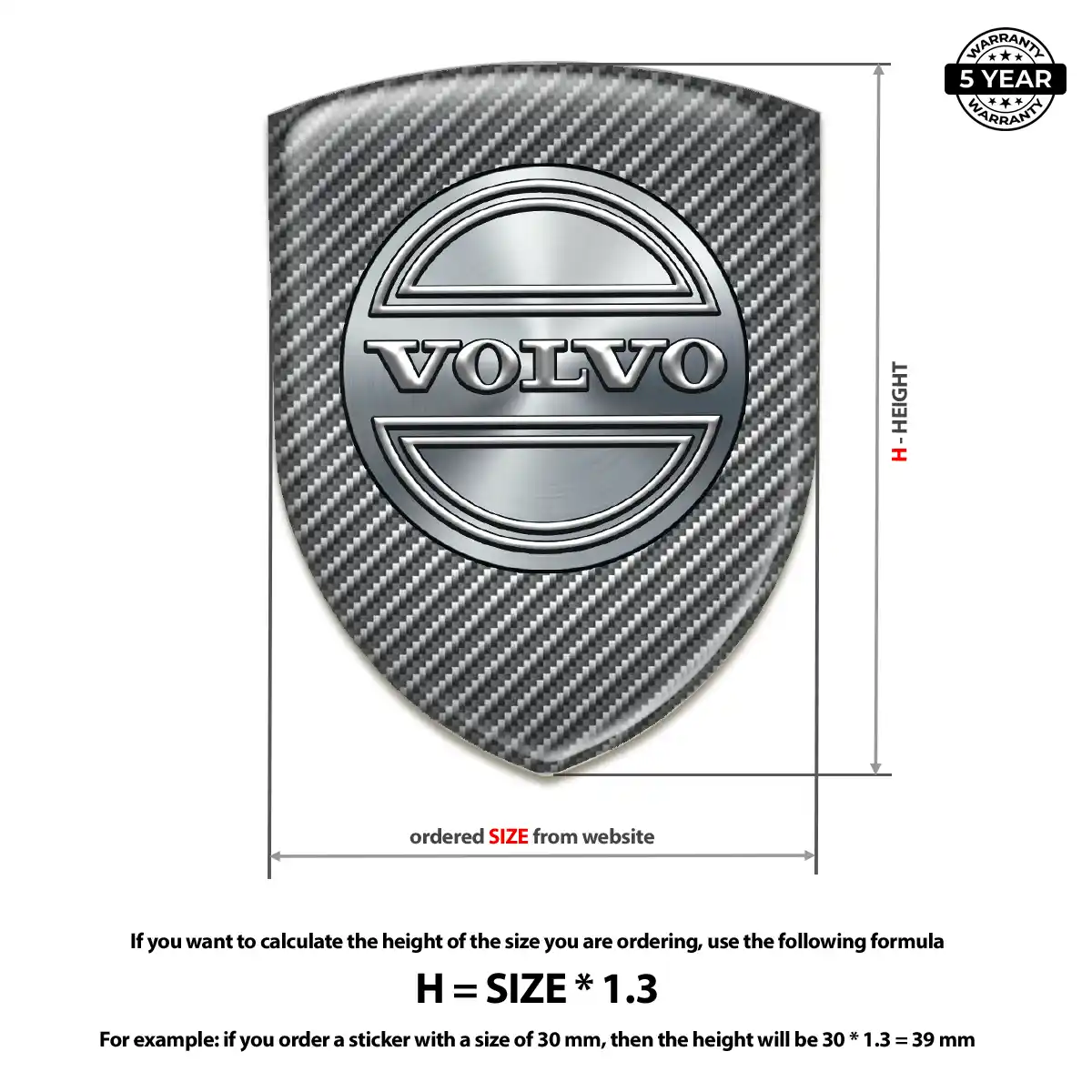 Volvo Crest Emblem Elite Edition