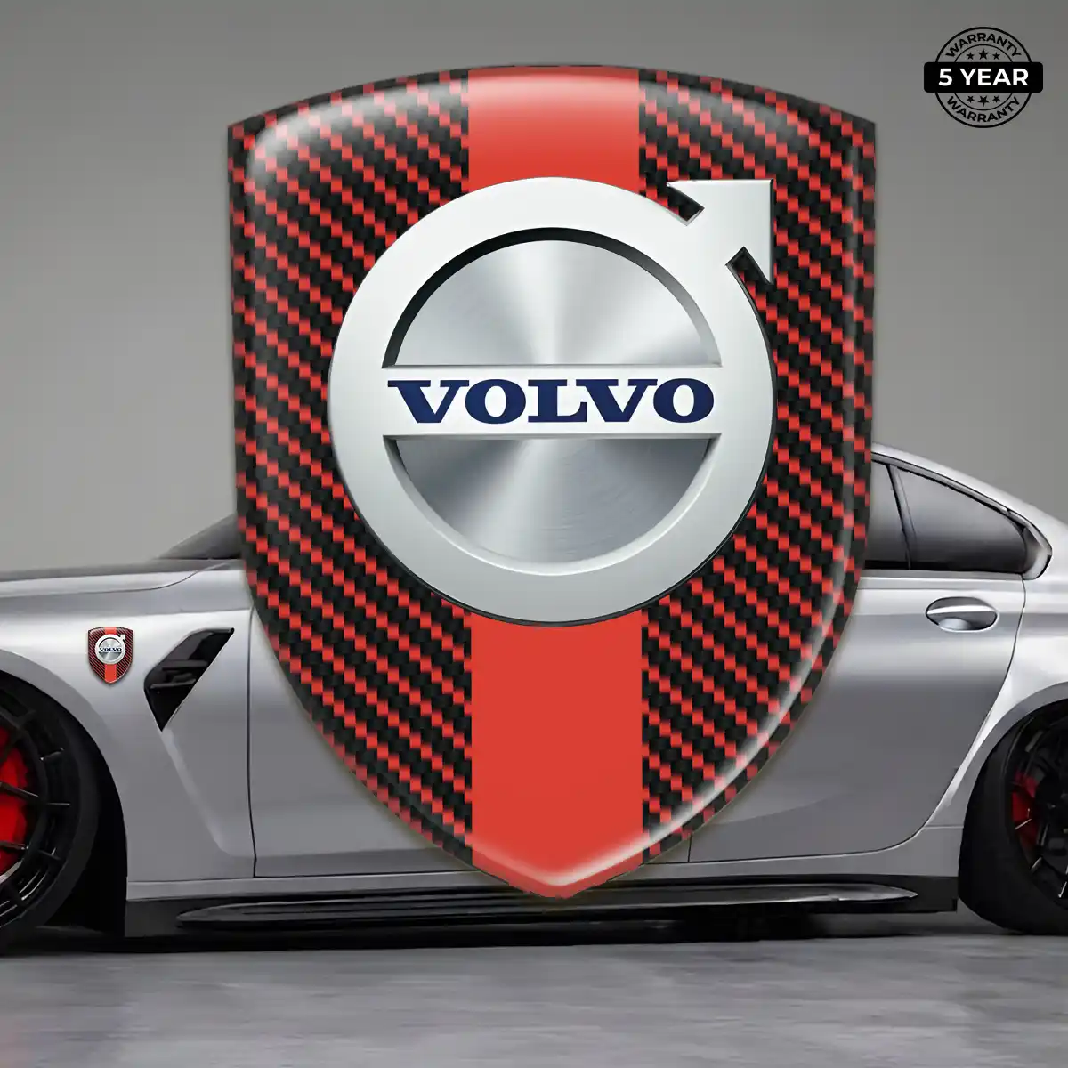 Volvo Crest Emblem Outer Style