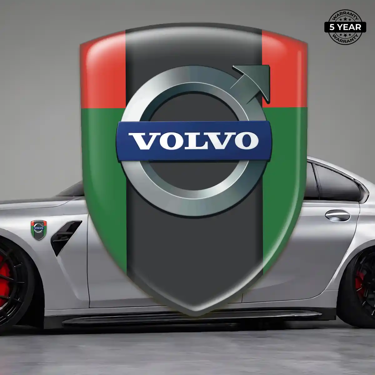 Volvo Crest Emblem Premium Dome