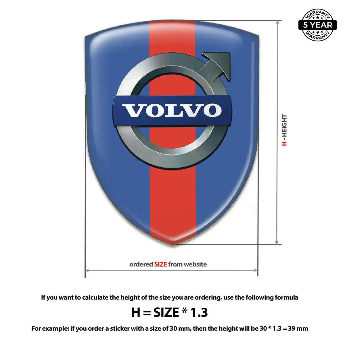 Volvo Crest Emblem Refined Design