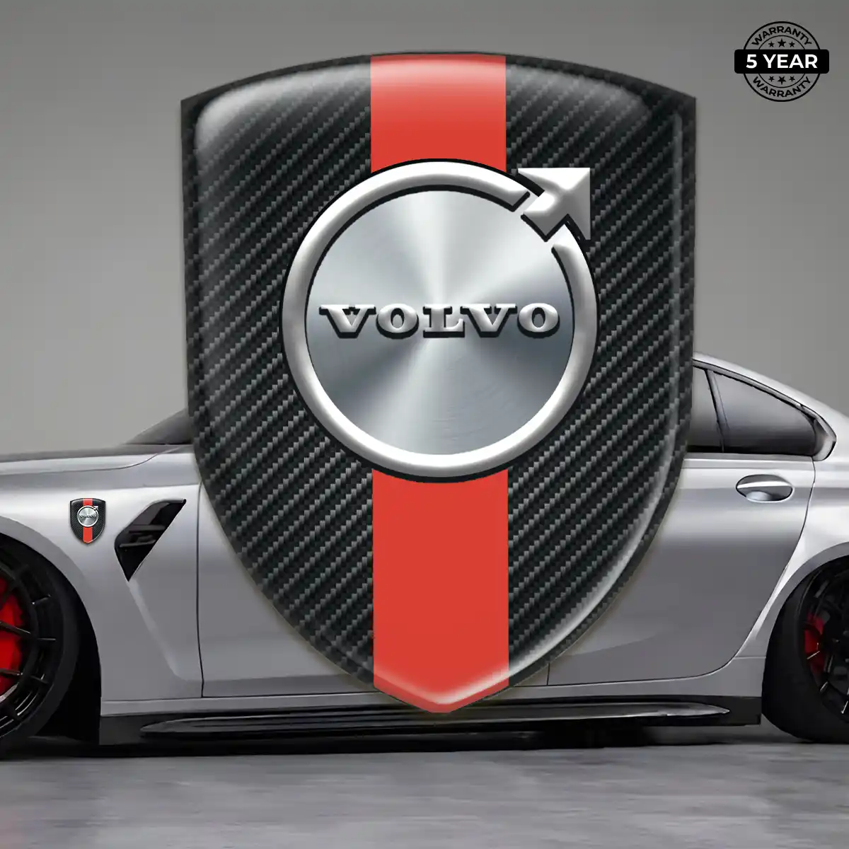 Volvo Crest Emblem Resin Luxe