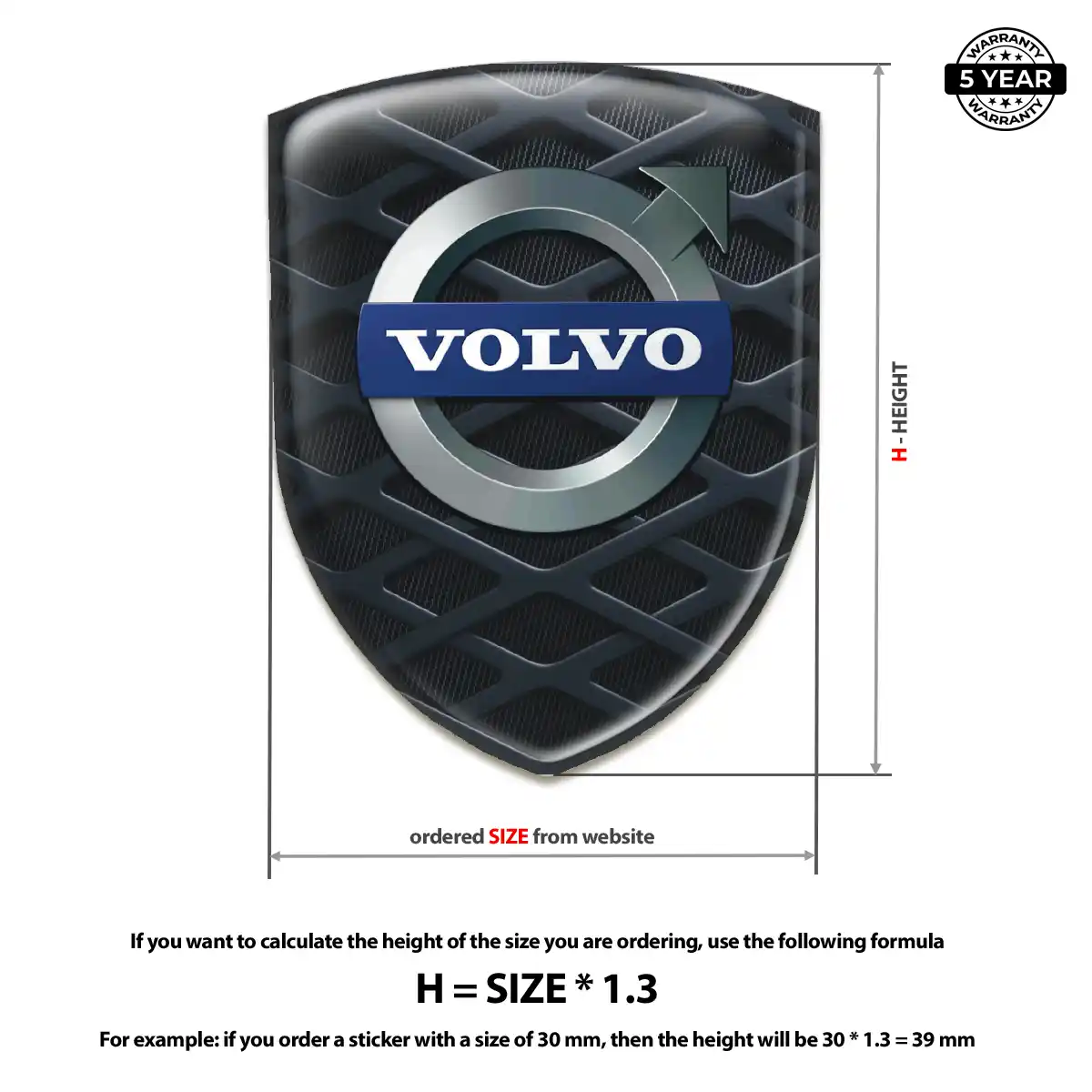 Volvo Crest Emblem Superior Craft