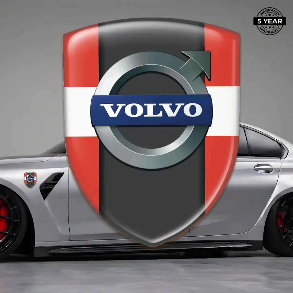 Volvo Crest Logo Emblem Deluxe Edition