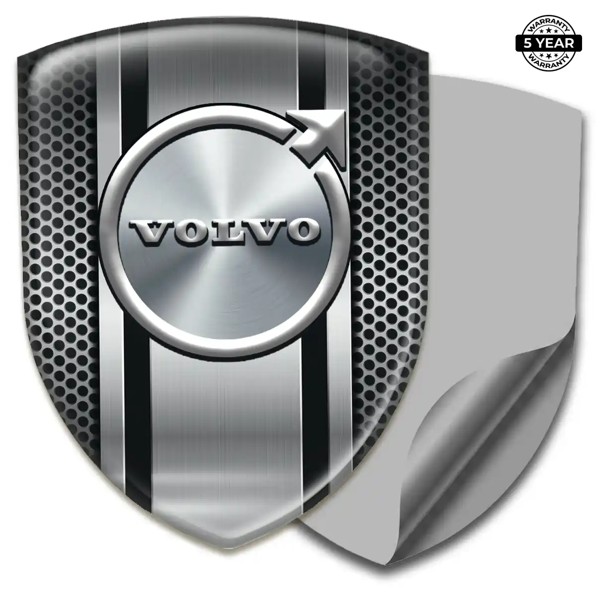 Volvo Crest Logo Emblem Outer Style
