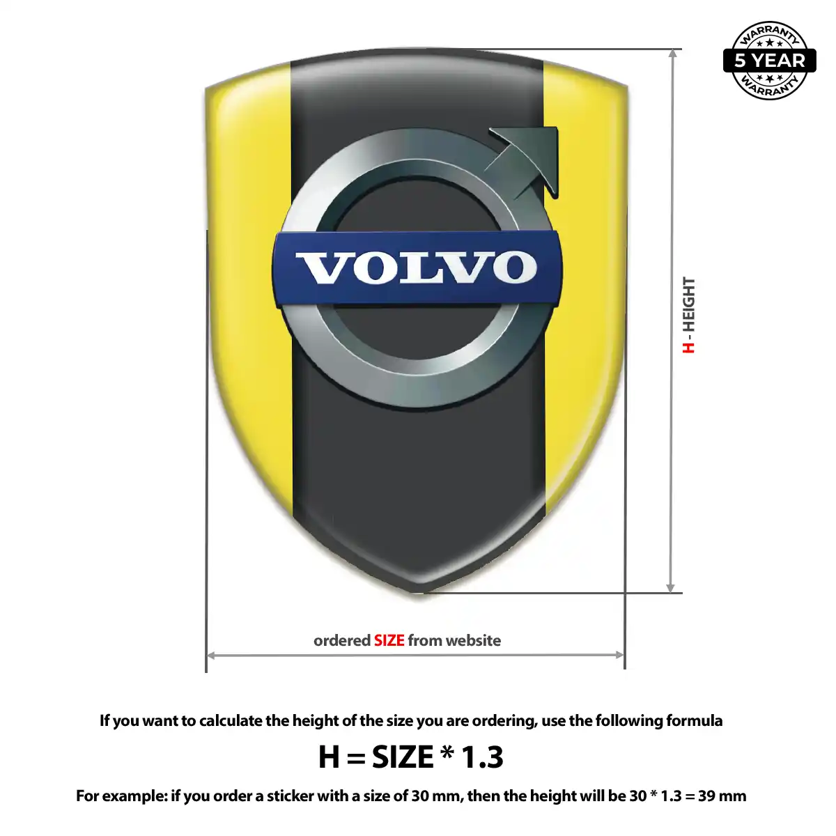 Volvo Crest Logo Emblem Refined Design