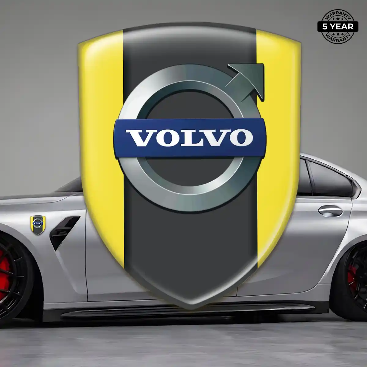 Volvo Crest Logo Emblem Refined Design