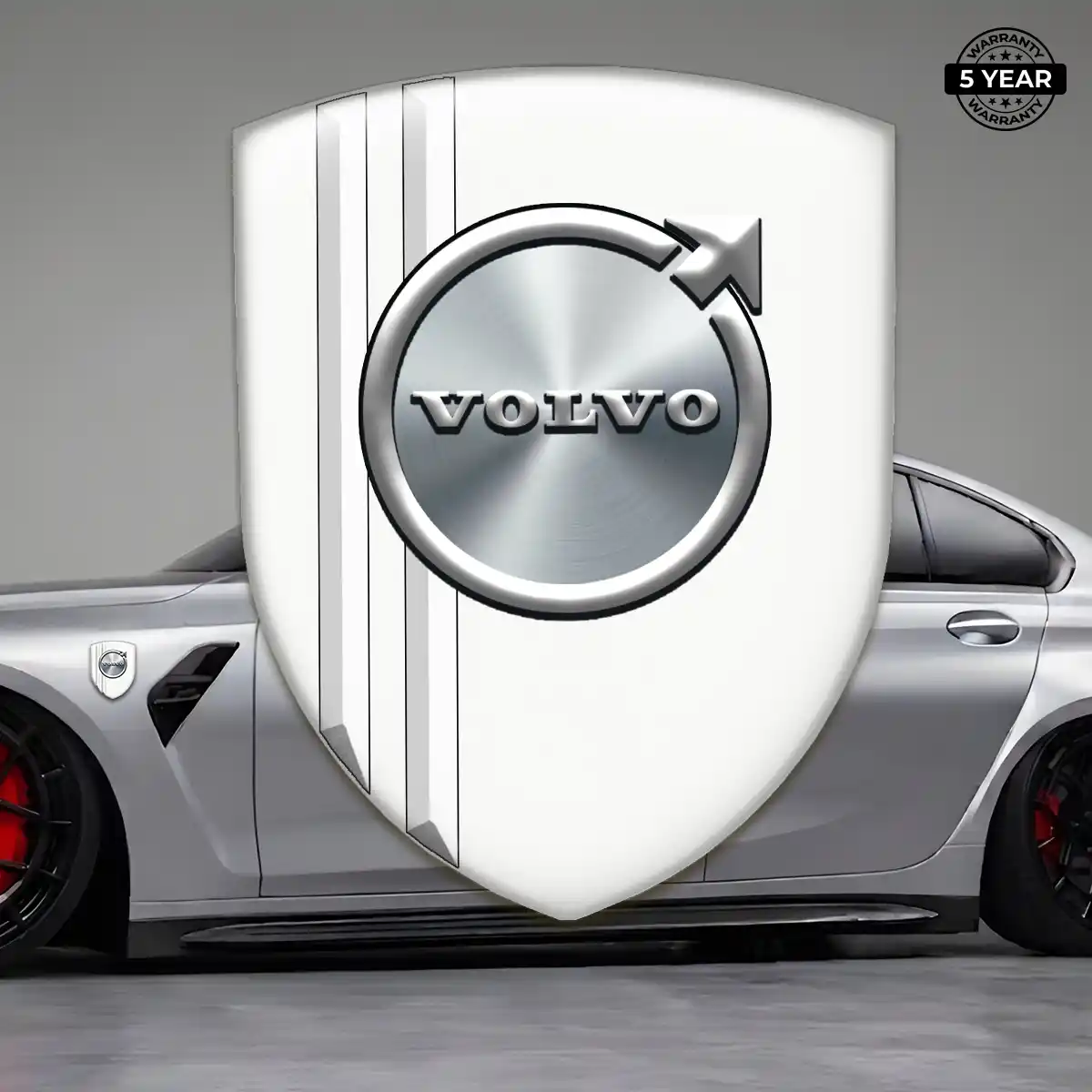 Volvo Crest Logo Emblem Resin Luxe