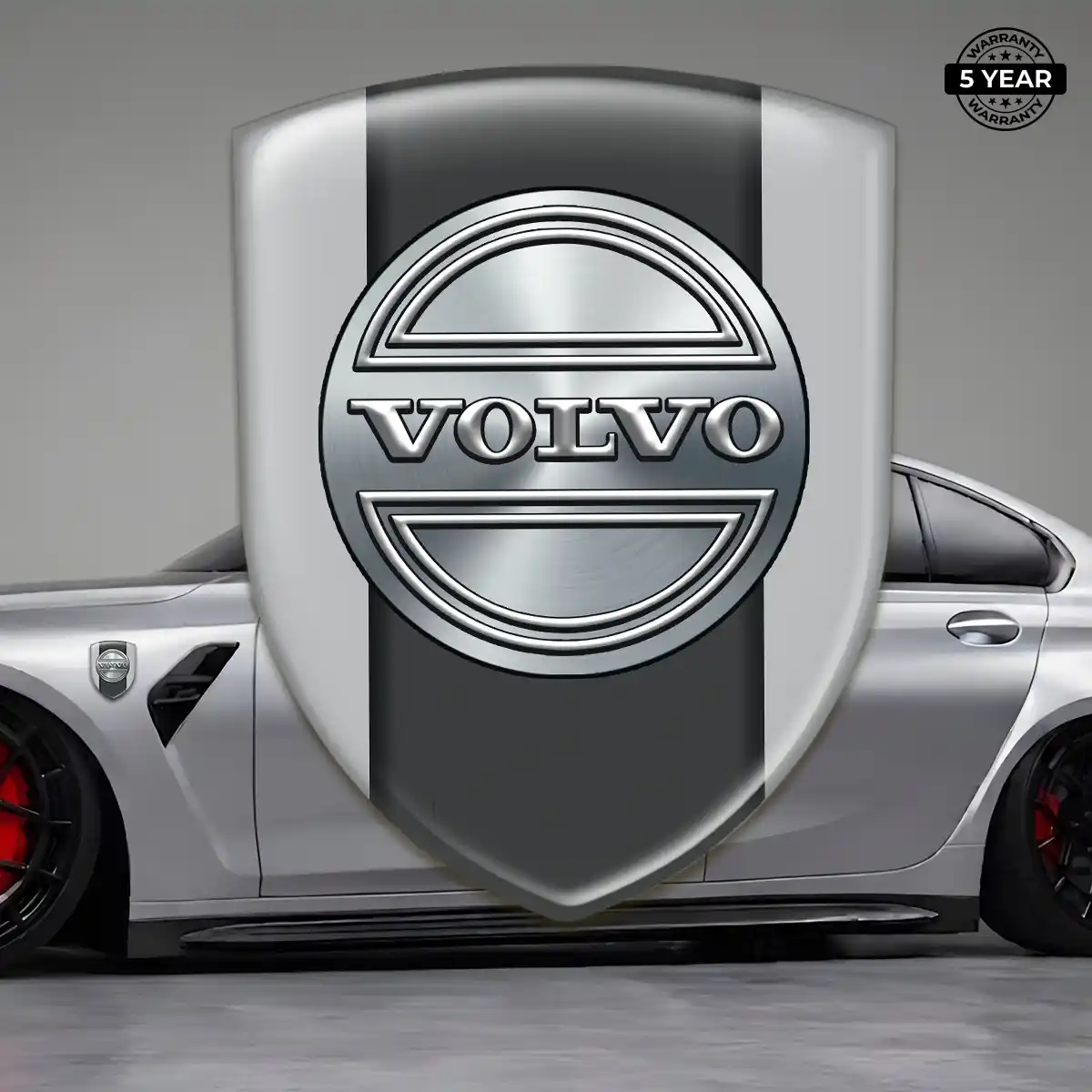 Volvo Crest Logo Emblem Sleek Style