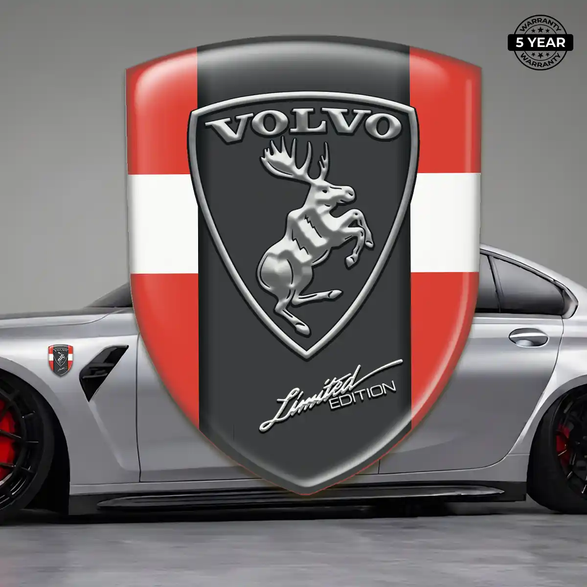 Volvo Domed Badge Interior Elegance