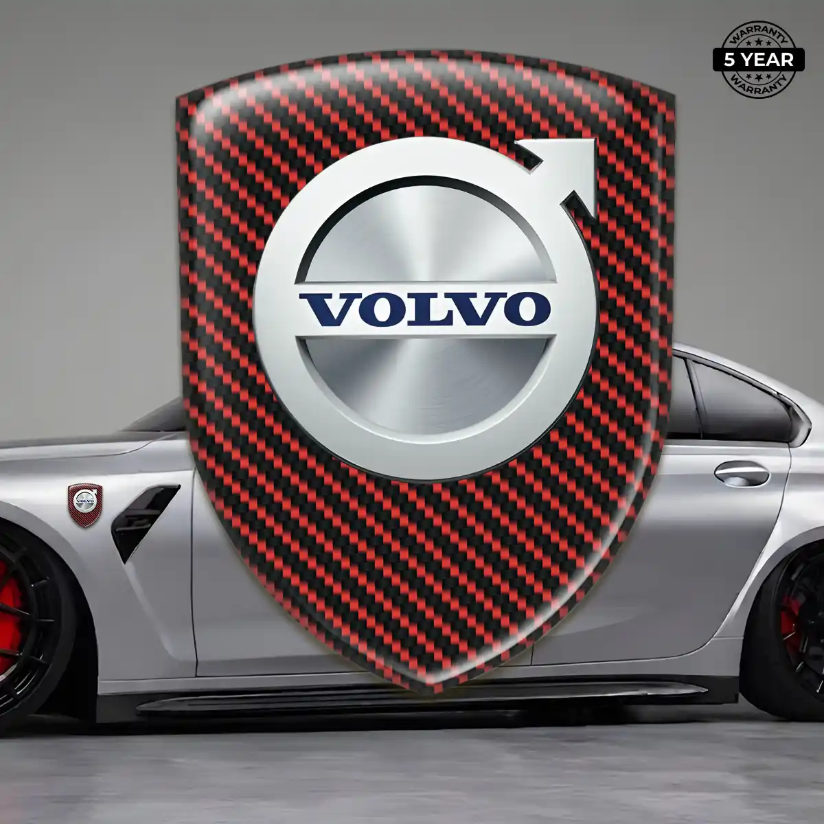 Volvo Domed Badge Refined Design