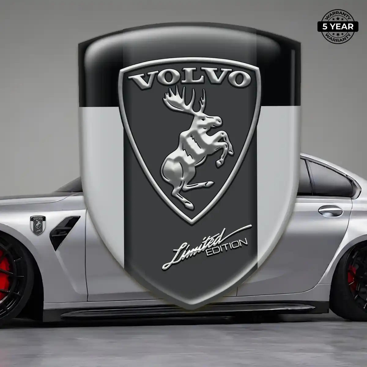 Volvo Domed Badge Resin Luxe
