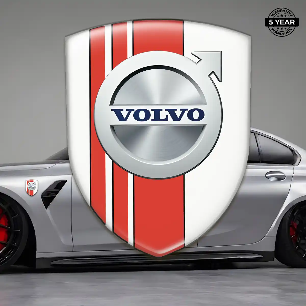 Volvo Domed Car Sticker Cabin Style
