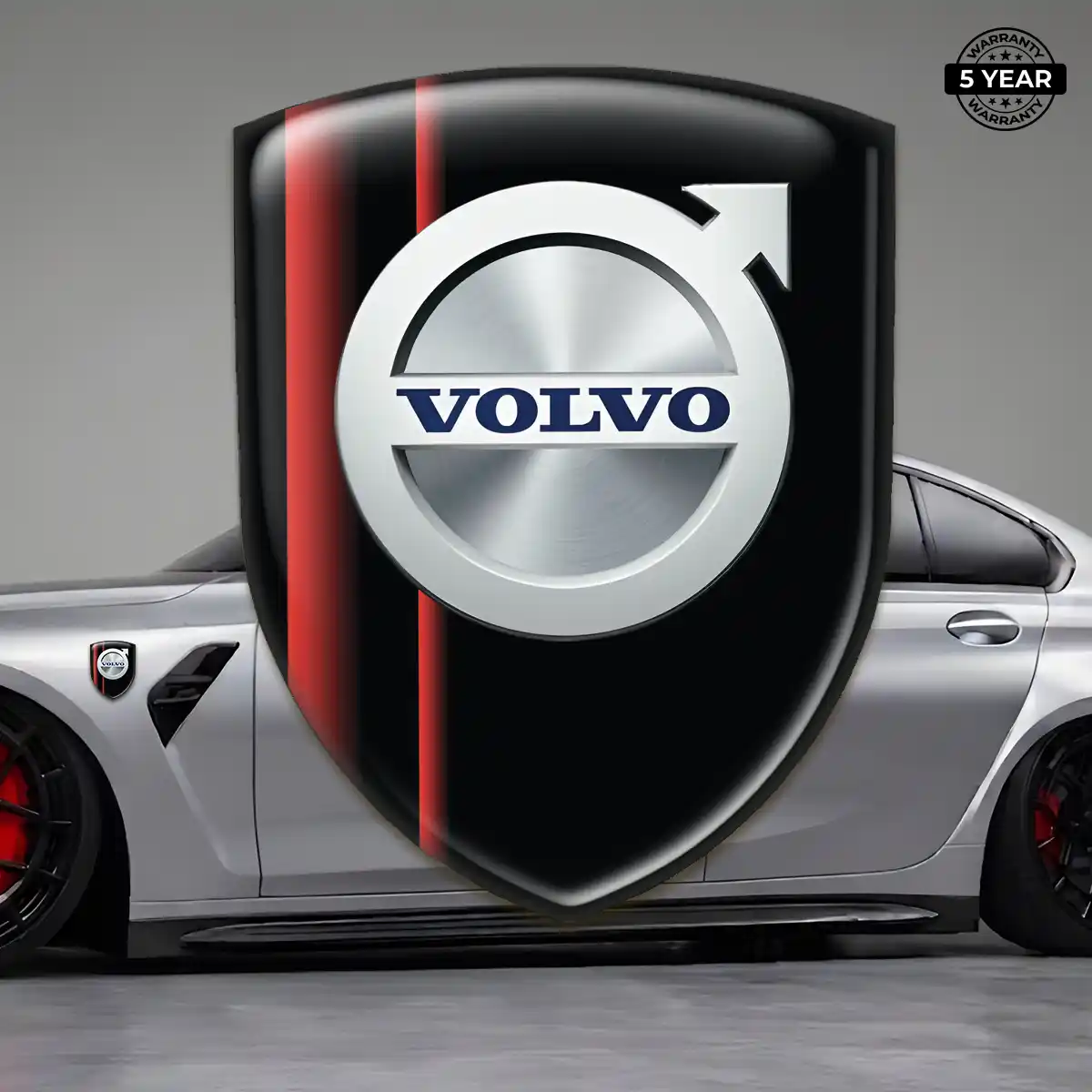 Volvo Domed Car Sticker Deluxe Edition