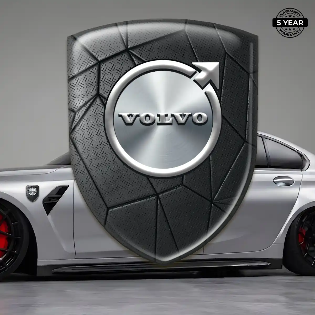Volvo Domed Car Sticker Interior Elegance