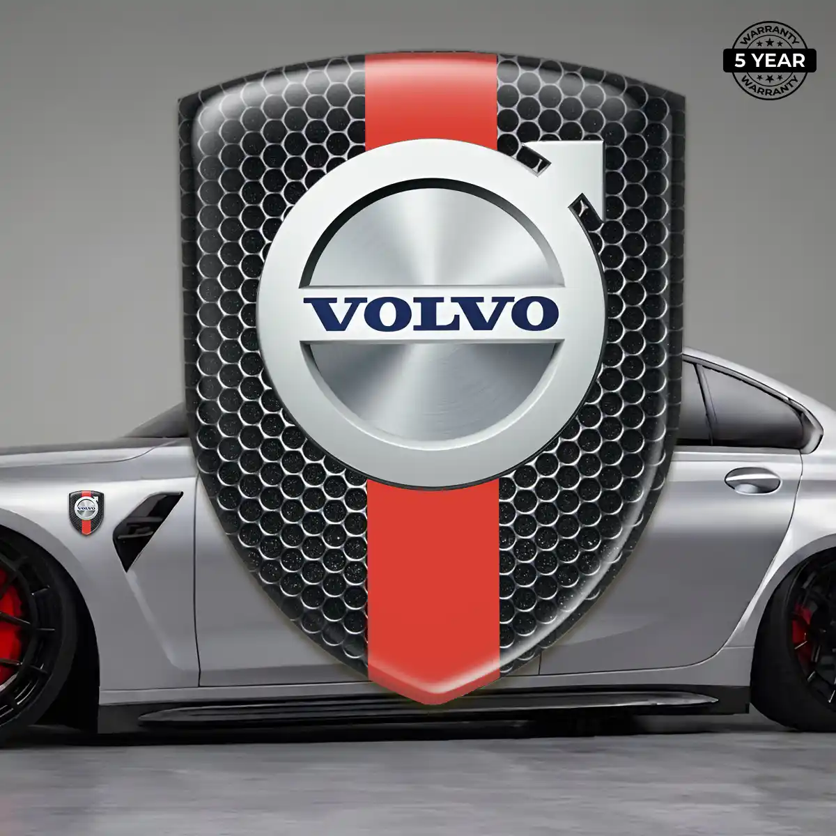 Volvo Domed Car Sticker Opulent Line