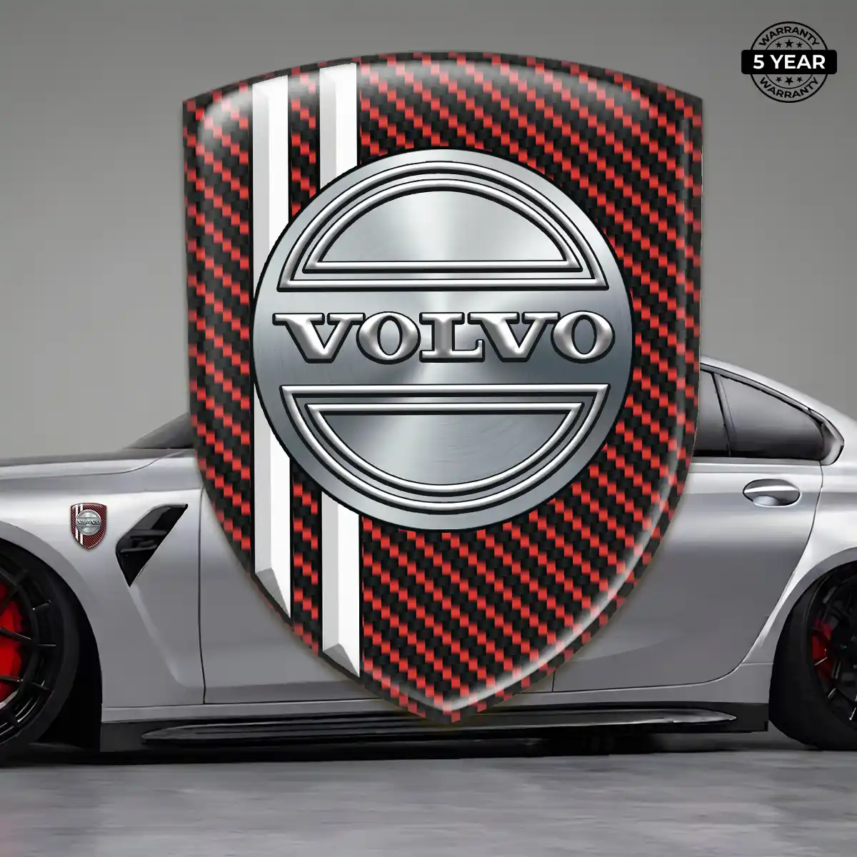Volvo Domed Car Sticker Outer Style