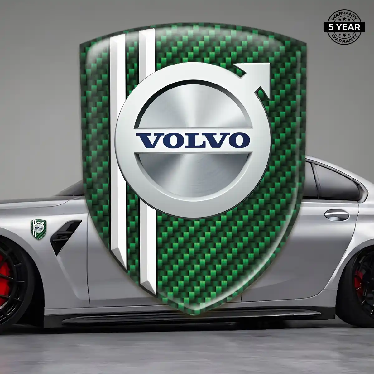 Volvo Domed Car Sticker Premium Dome