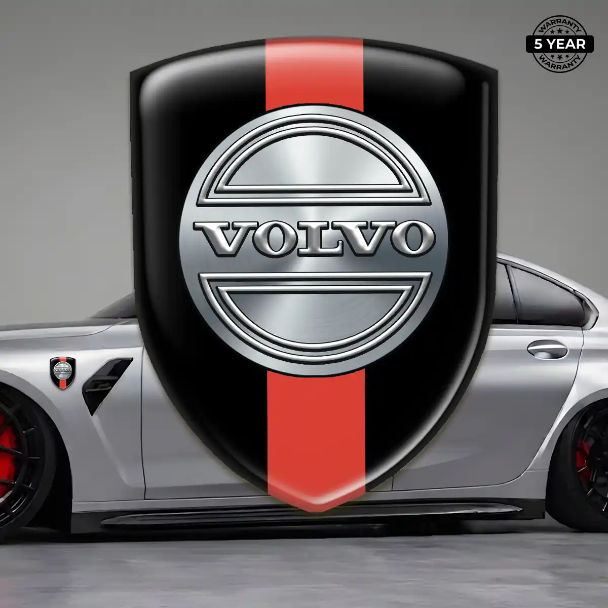 Volvo Domed Car Sticker Prime Quality
