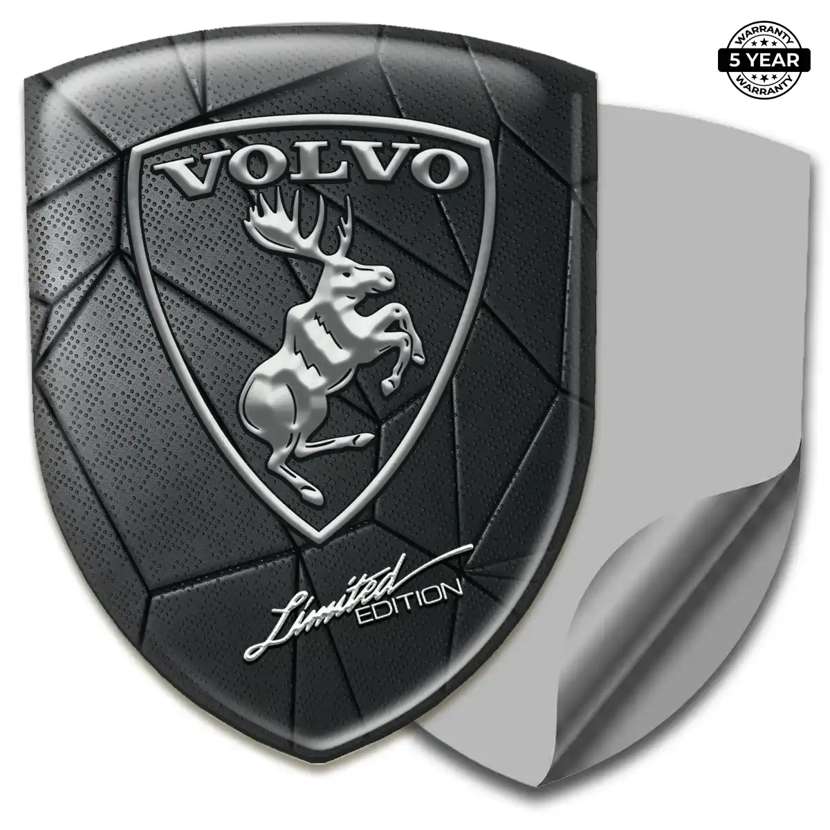 Volvo Domed Car Sticker Resin Luxe
