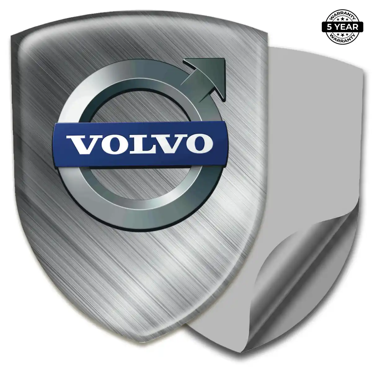 Volvo Domed Car Sticker Sleek Style