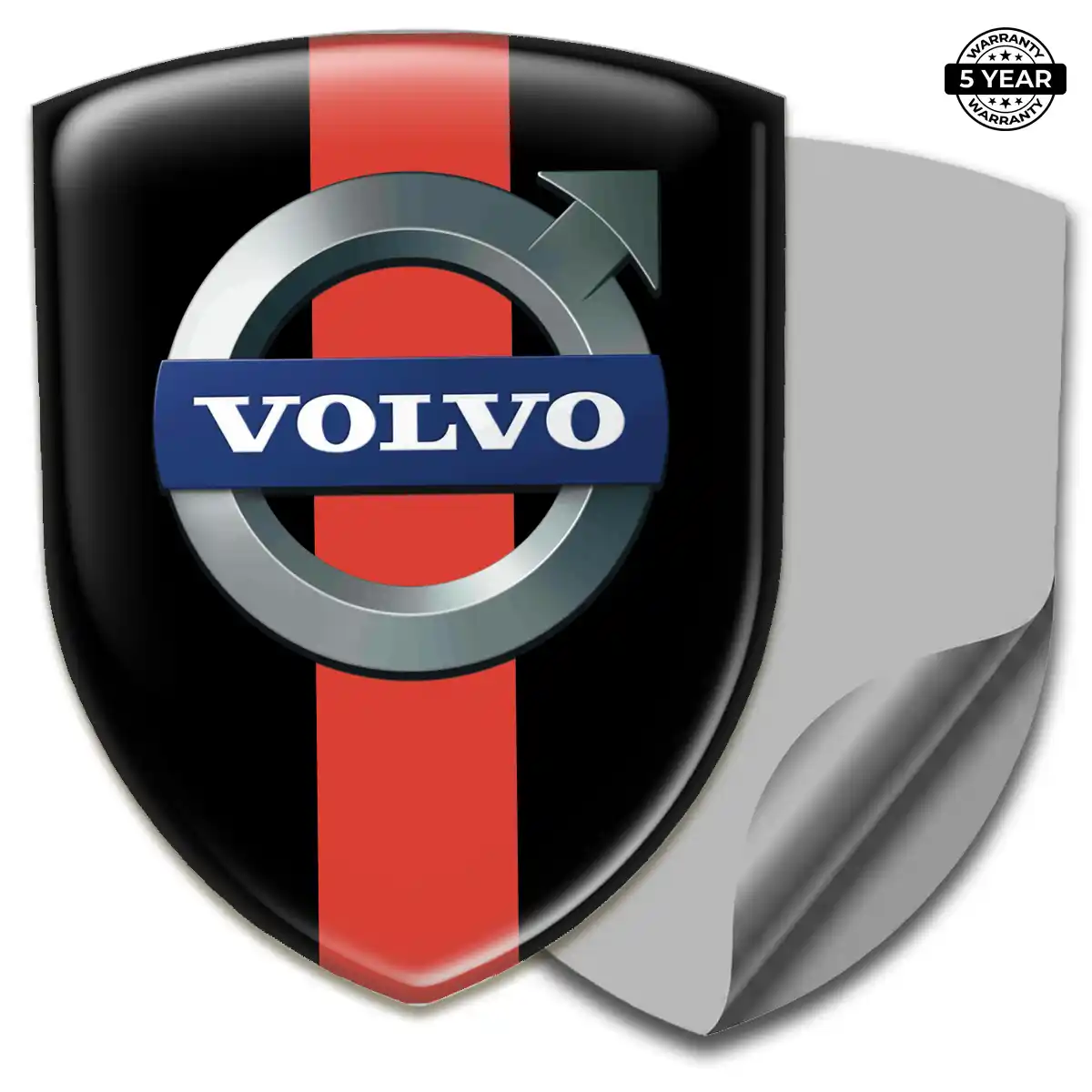 Volvo Domed Decal Refined Design