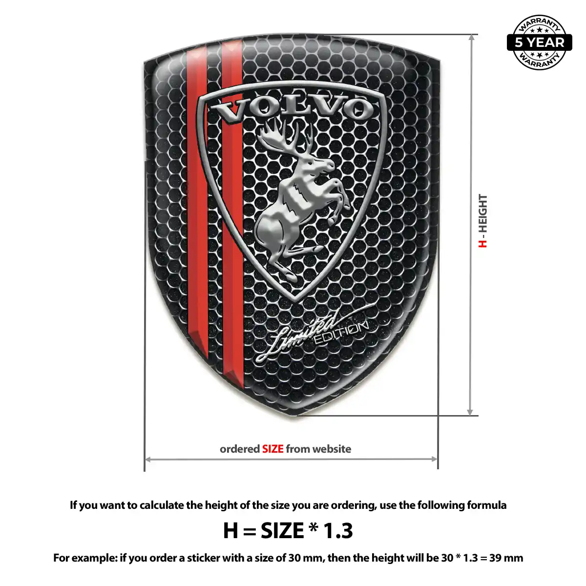 Volvo Domed Emblem Exclusive Series