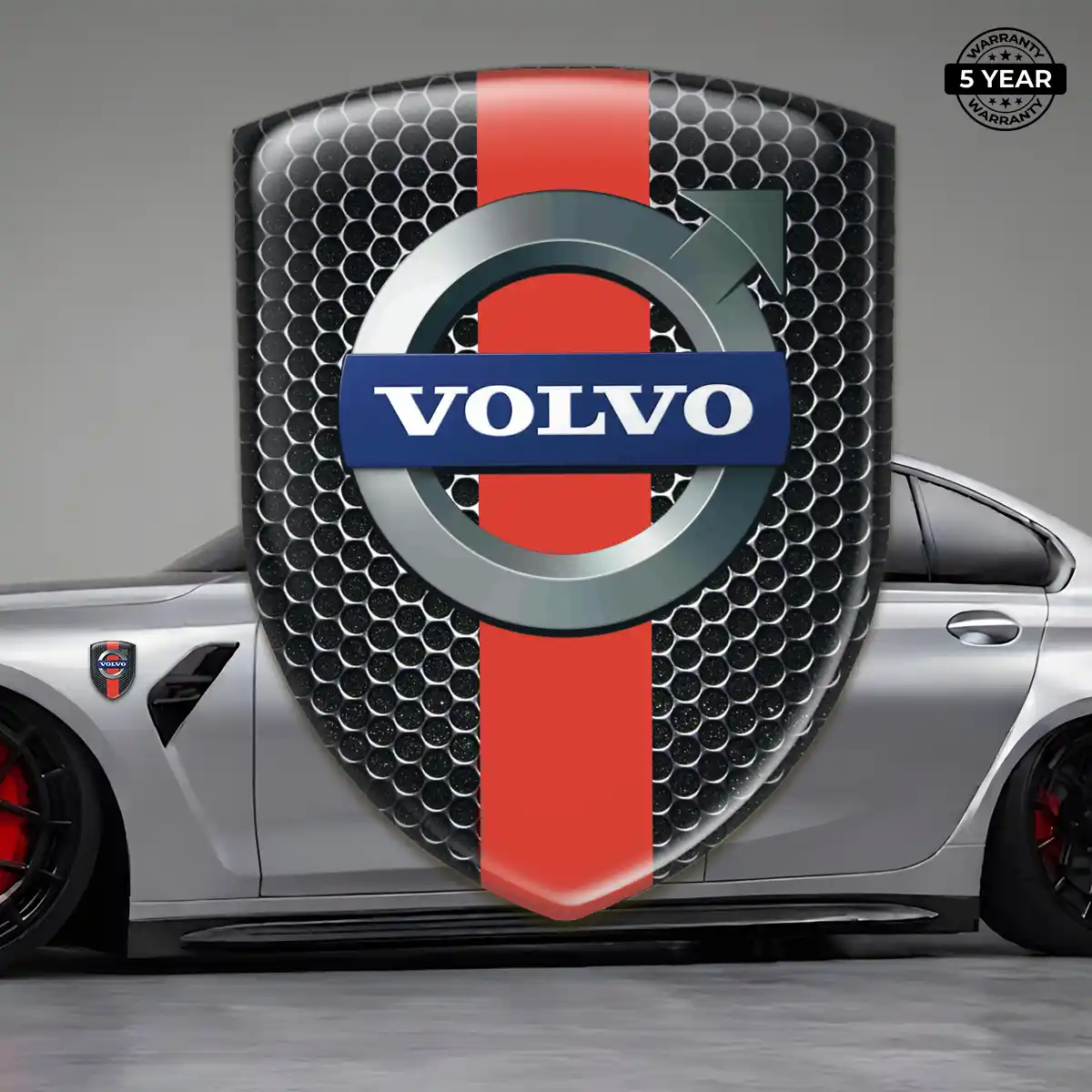 Volvo Domed Emblem Outer Style