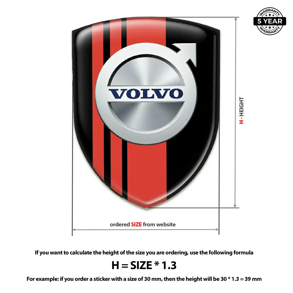 Volvo Domed Emblem Superior Craft