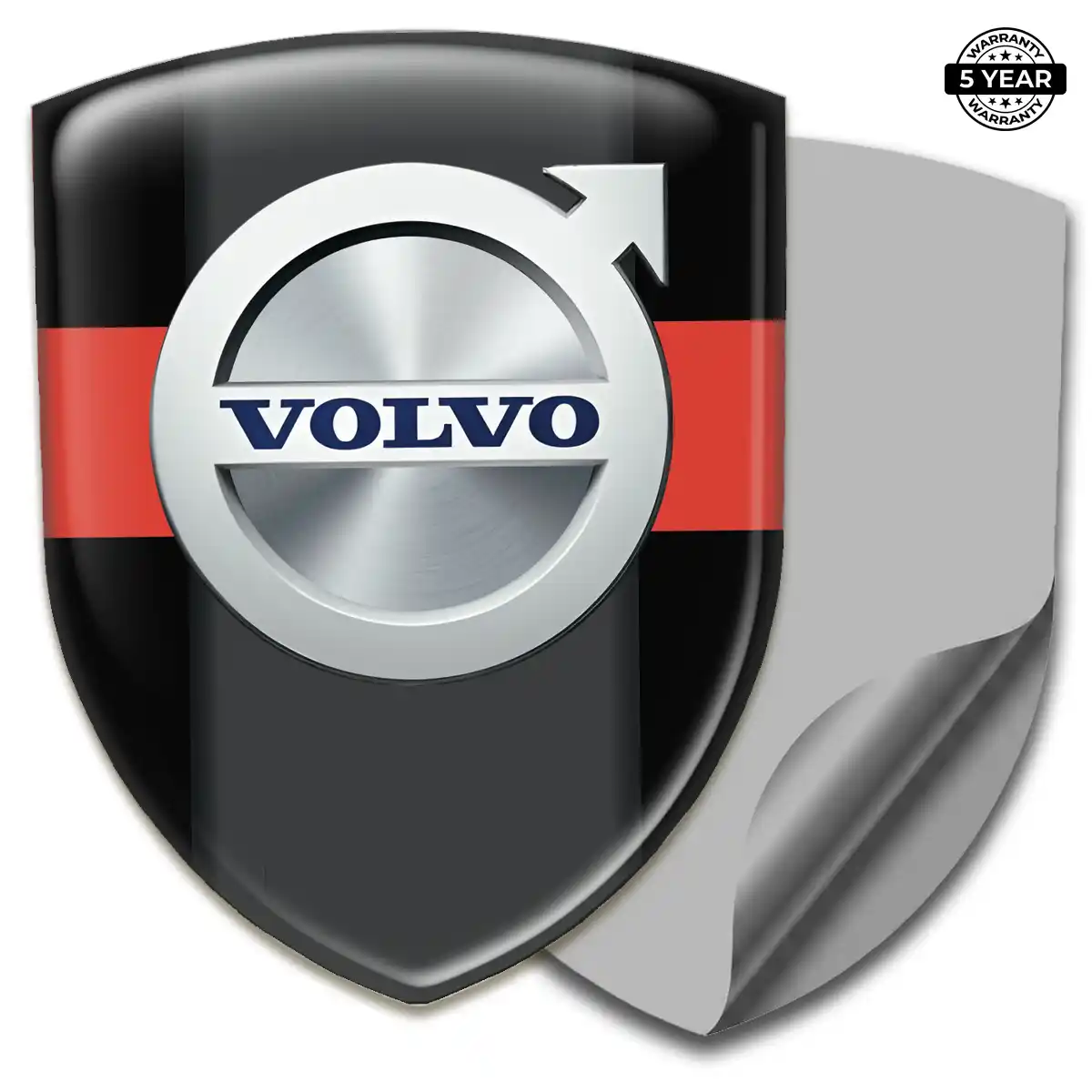 Volvo Domed Logo Decal Elite Finish