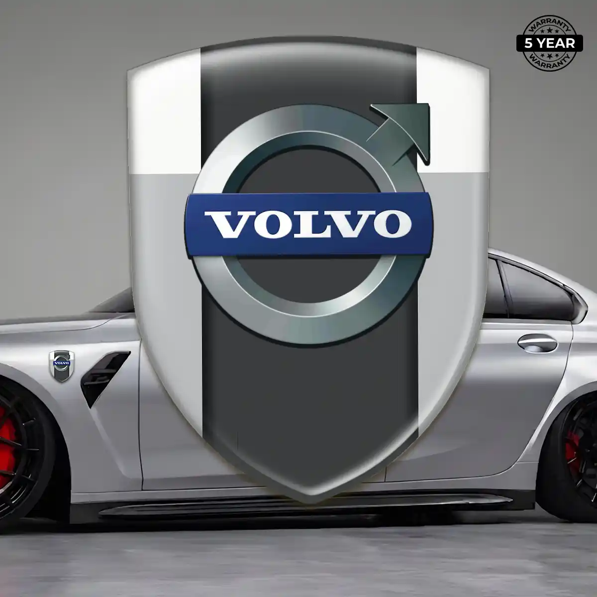Volvo Domed Logo Decal Exterior Luxe