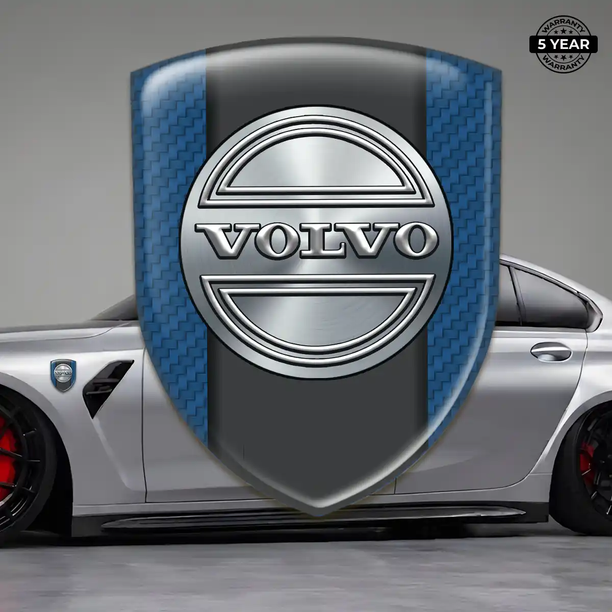 Volvo Domed Logo Decal Interior Elegance