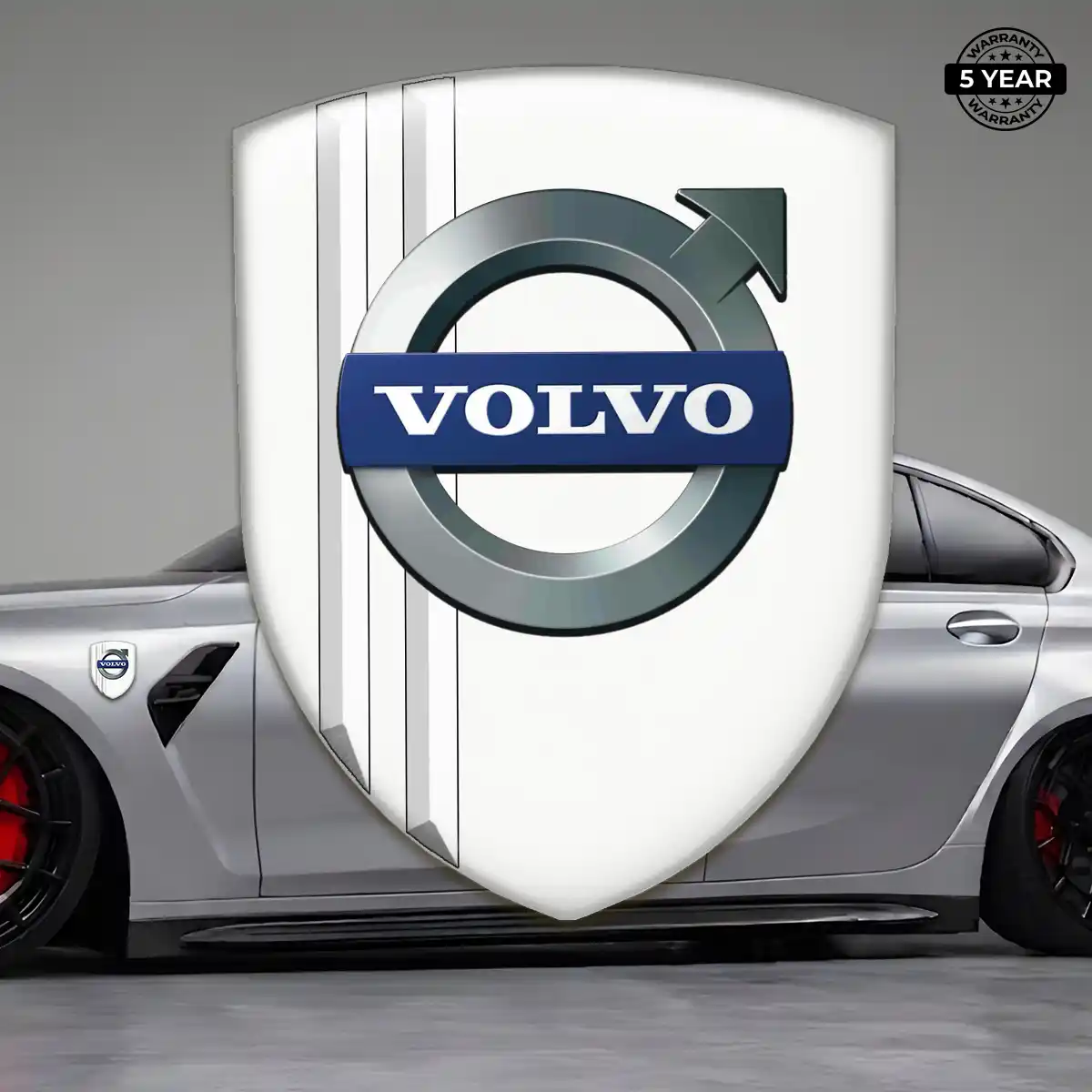 Volvo Domed Logo Decal Noble Edition