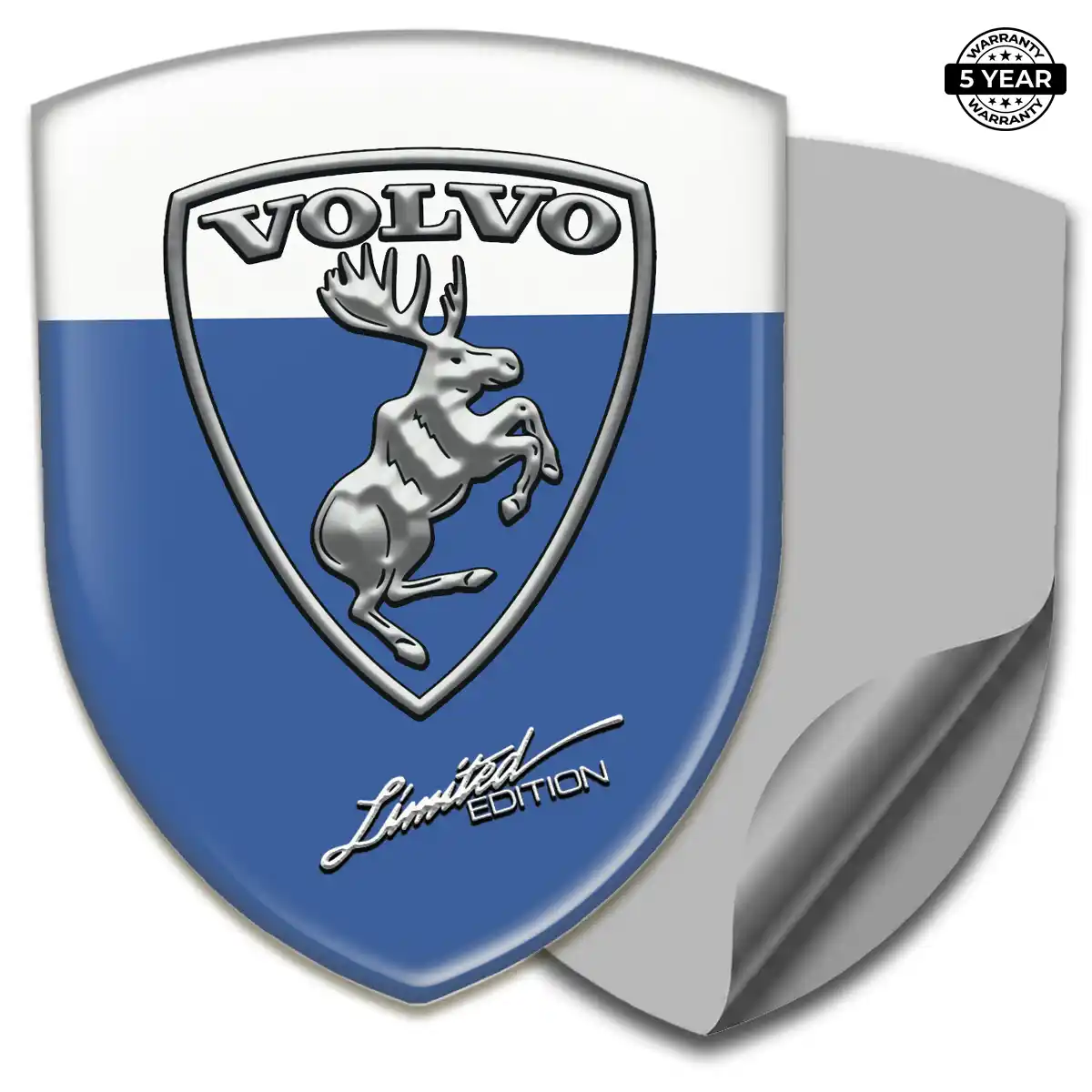 Volvo Domed Logo Decal Refined Design