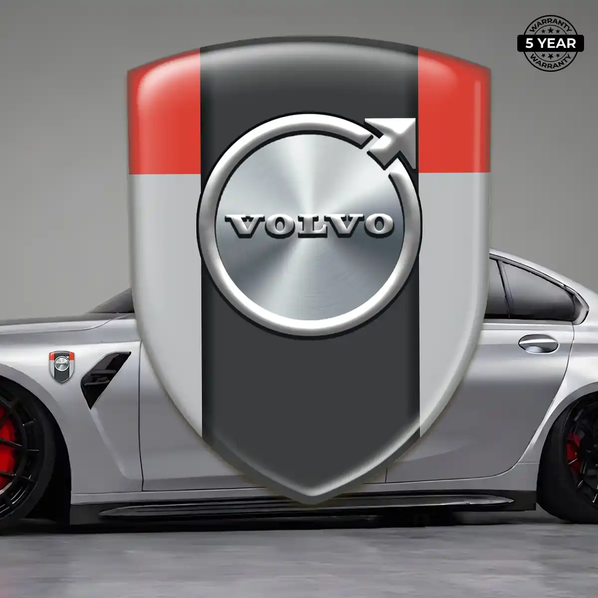 Volvo Domed Logo Decal Resin Luxe