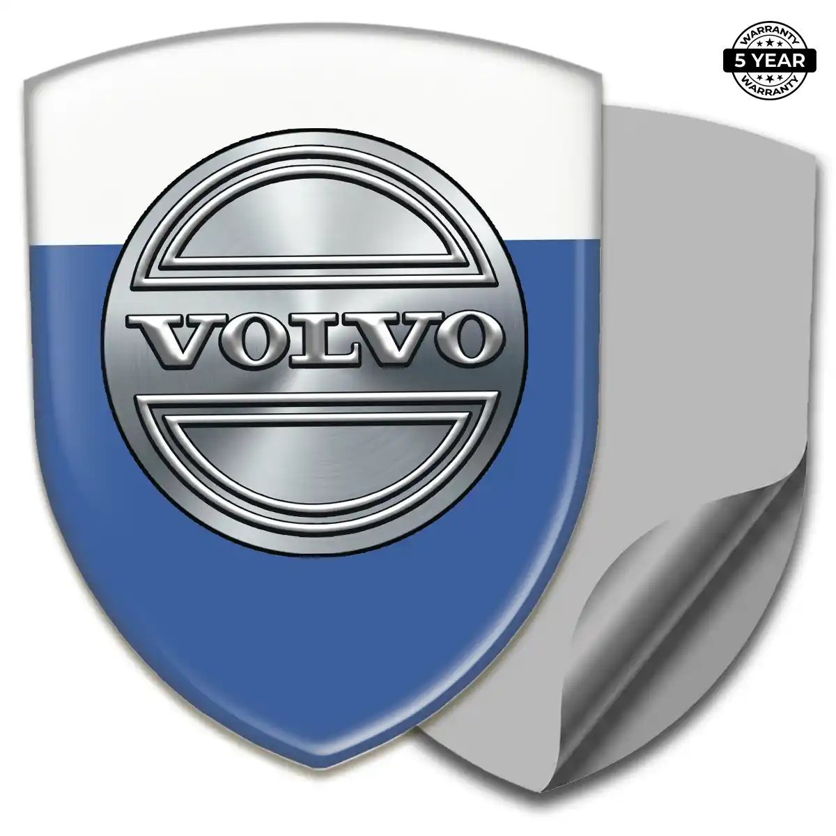 Volvo Domed Logo Decal Sleek Style