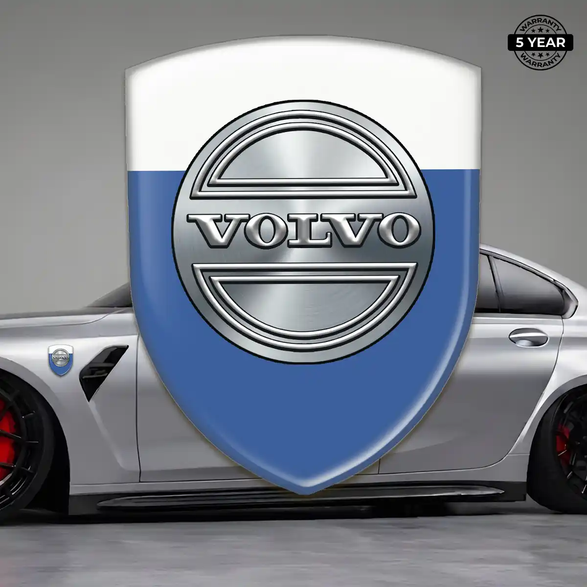 Volvo Domed Logo Decal Sleek Style