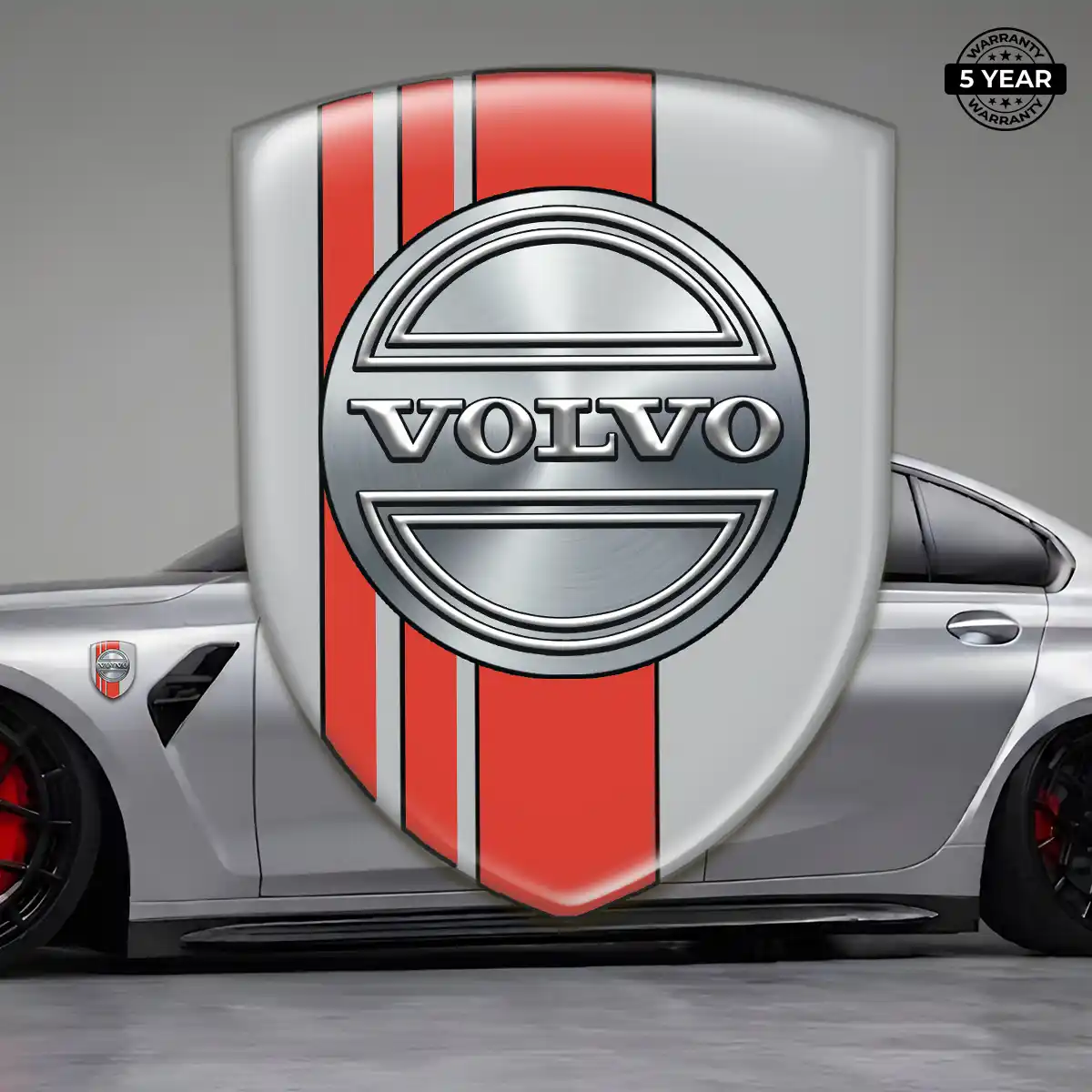Volvo Domed Logo Sticker Cabin Style
