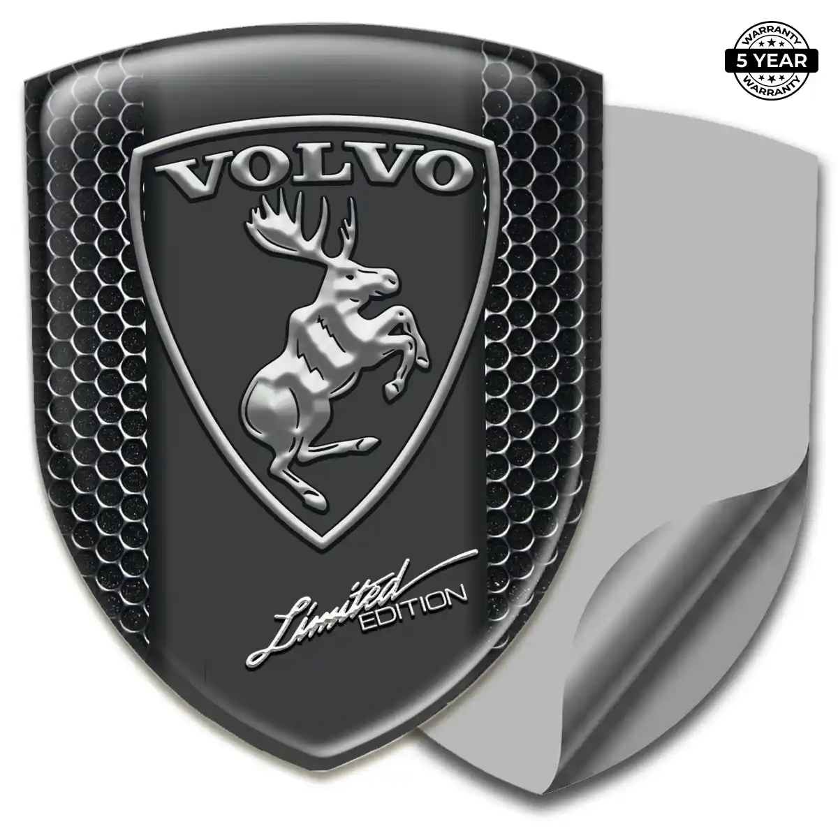 Volvo Domed Logo Sticker Deluxe Edition