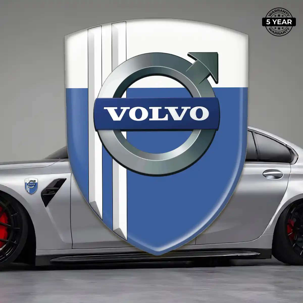 Volvo Domed Logo Sticker Elite Finish