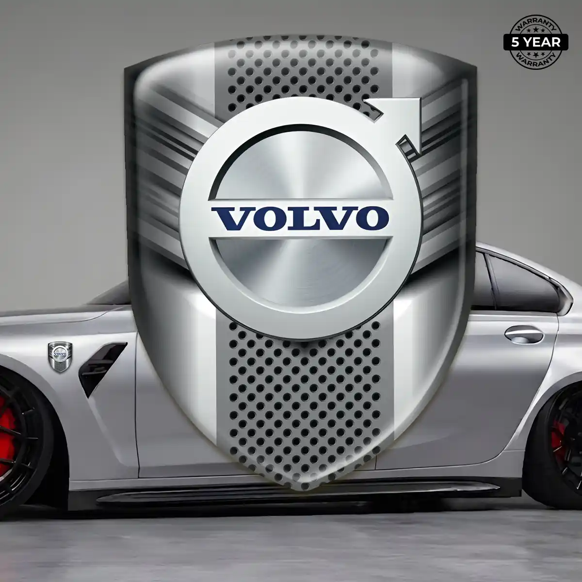 Volvo Domed Logo Sticker Exterior Luxe