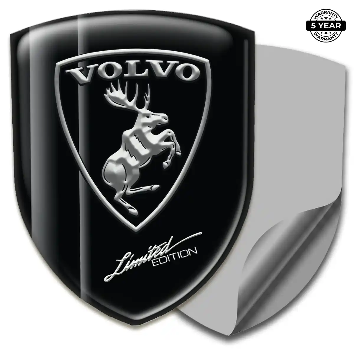 Volvo Domed Logo Sticker Opulent Line