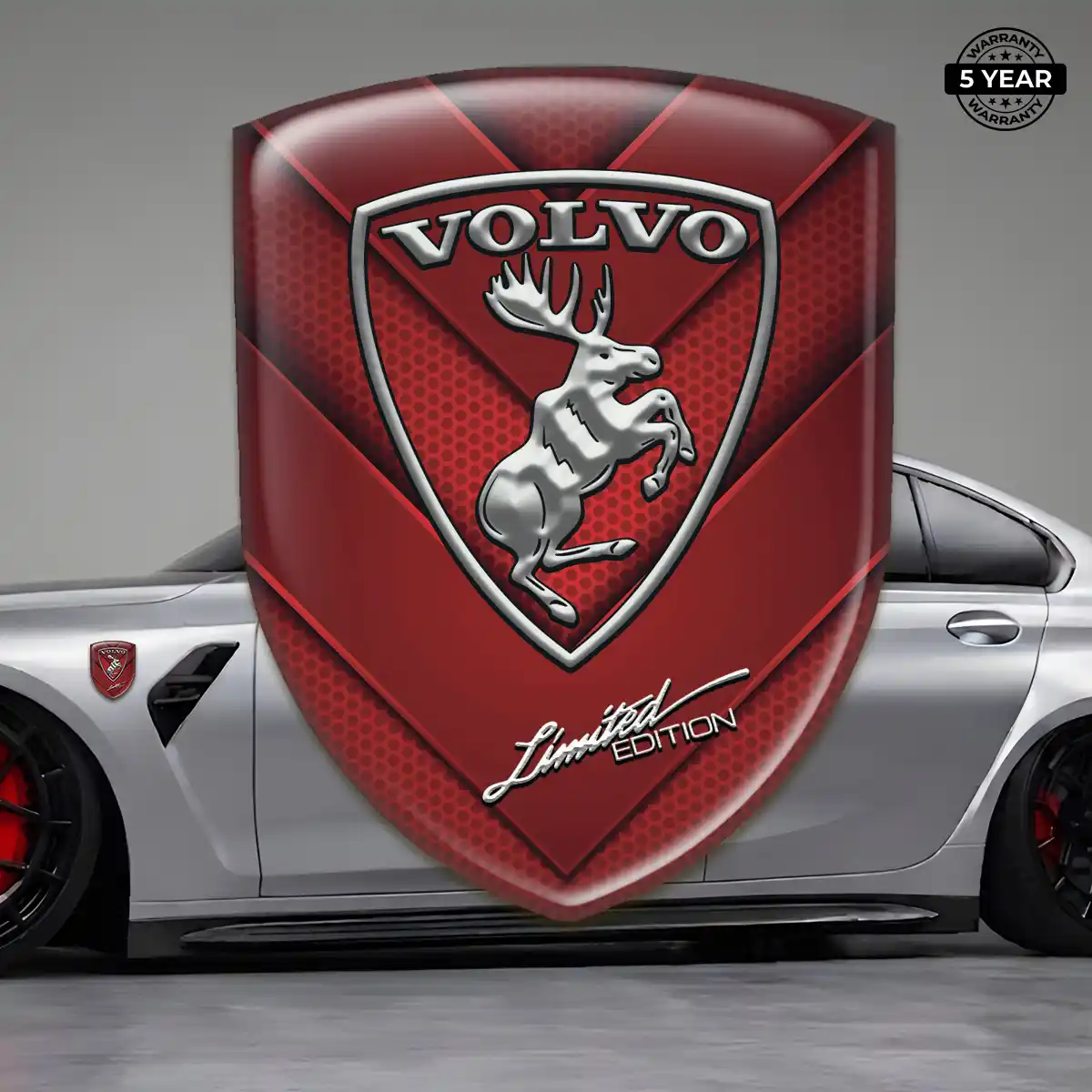 Volvo Domed Logo Sticker Prestige Line