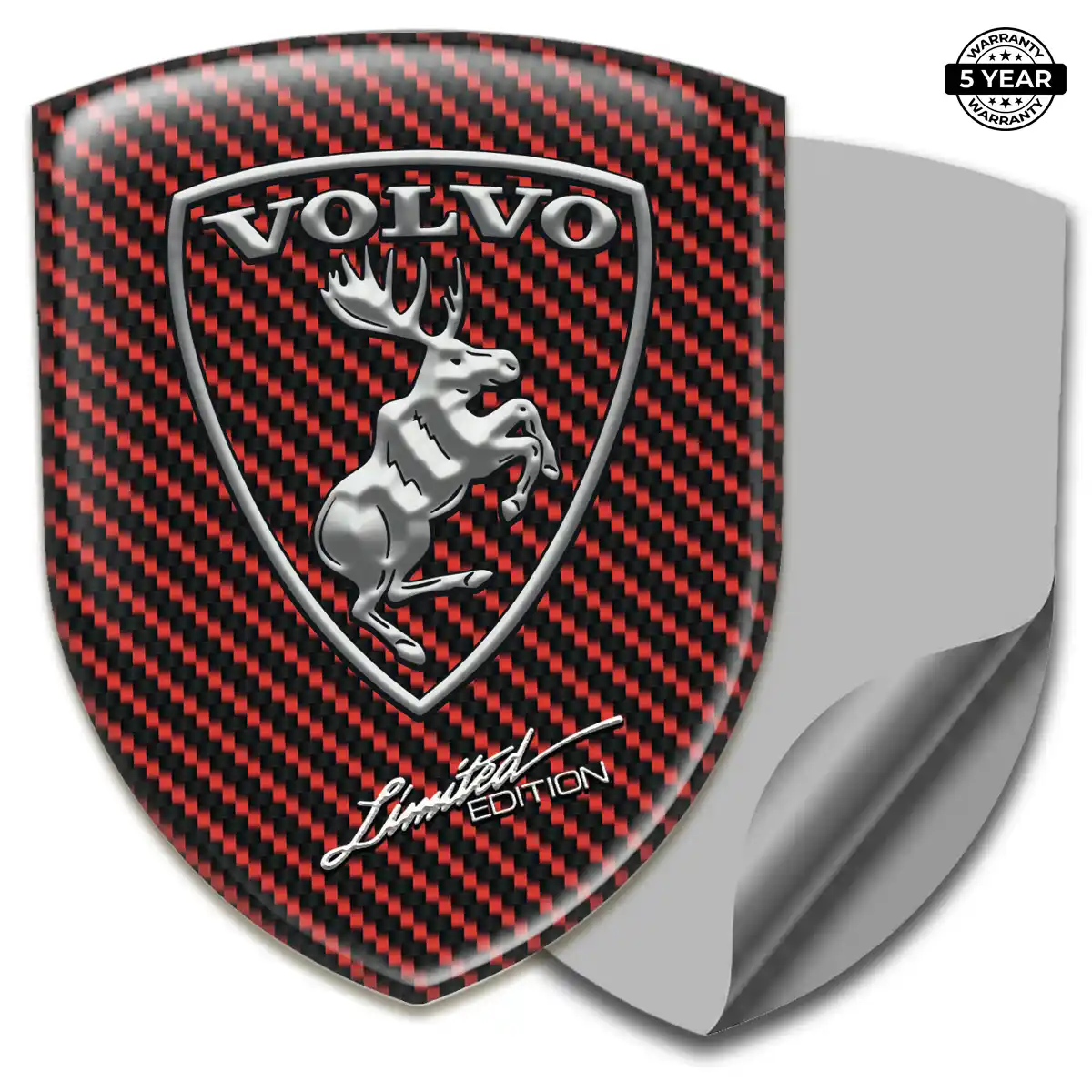 Volvo Domed Logo Sticker Prime Quality