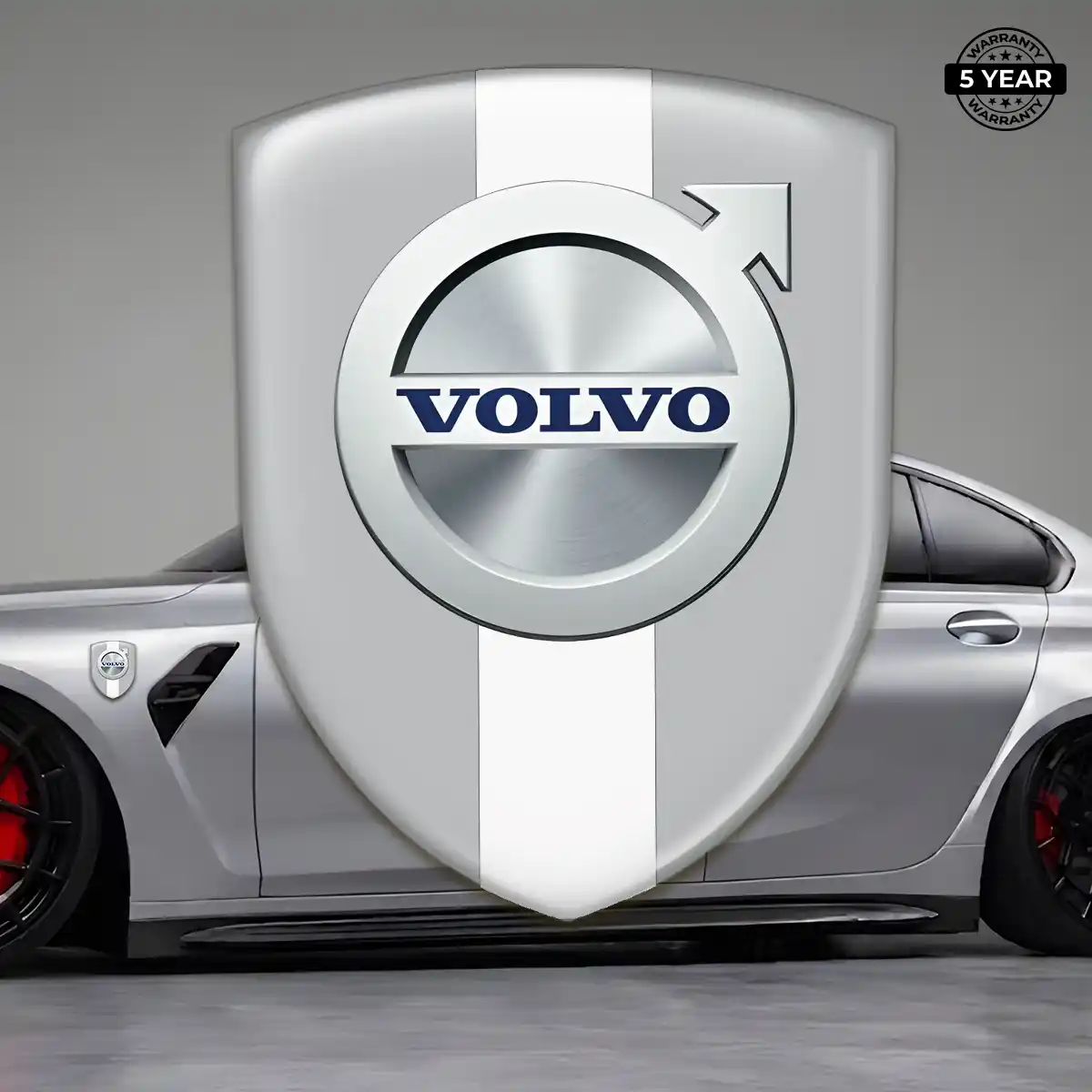 Volvo Domed Logo Sticker Resin Elite