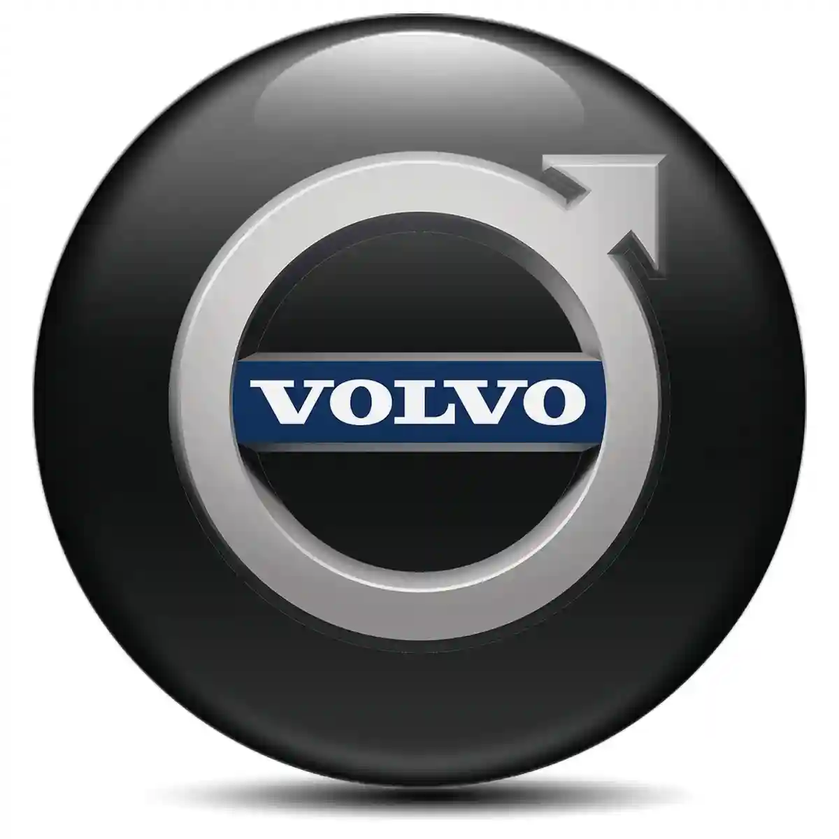 Volvo Domed Sticker Self-Adhesive Refined Design