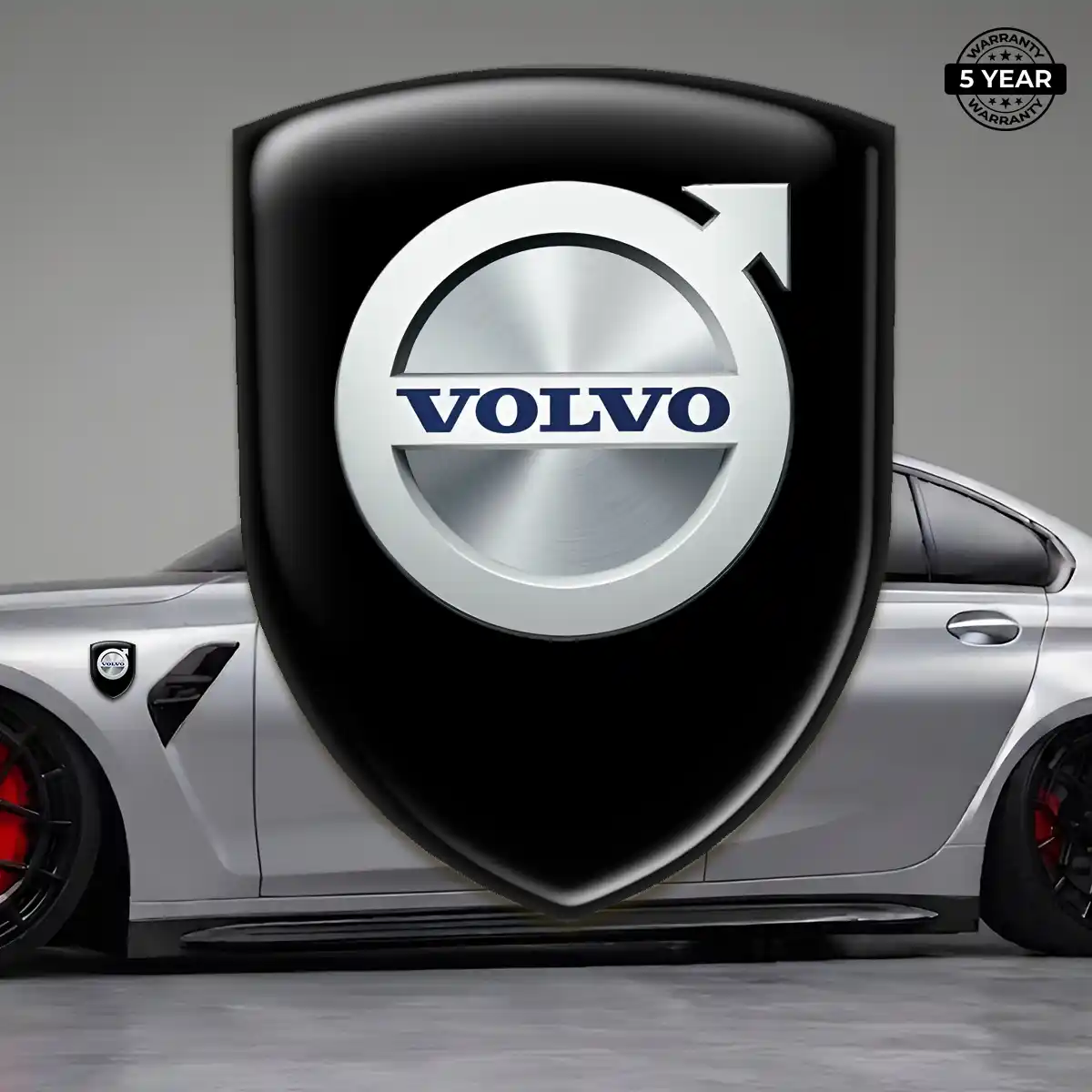 Volvo Emblem Badge Cabin Style