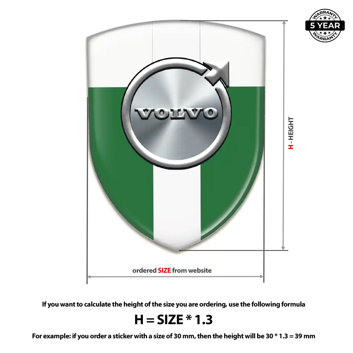 Volvo Emblem Badge Deluxe Edition