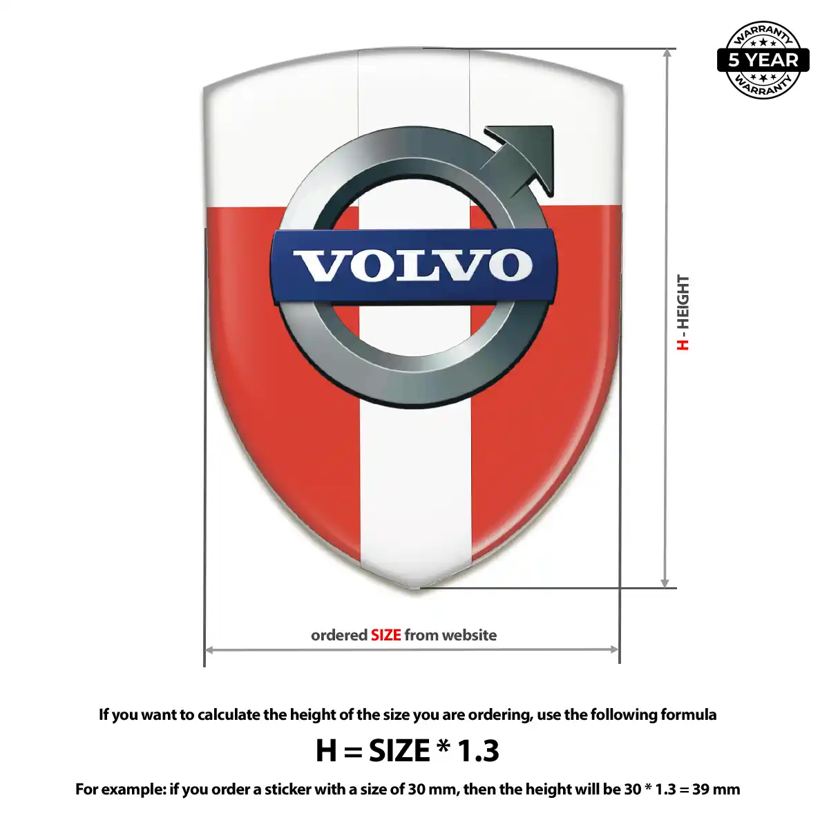 Volvo Emblem Badge Elite Edition