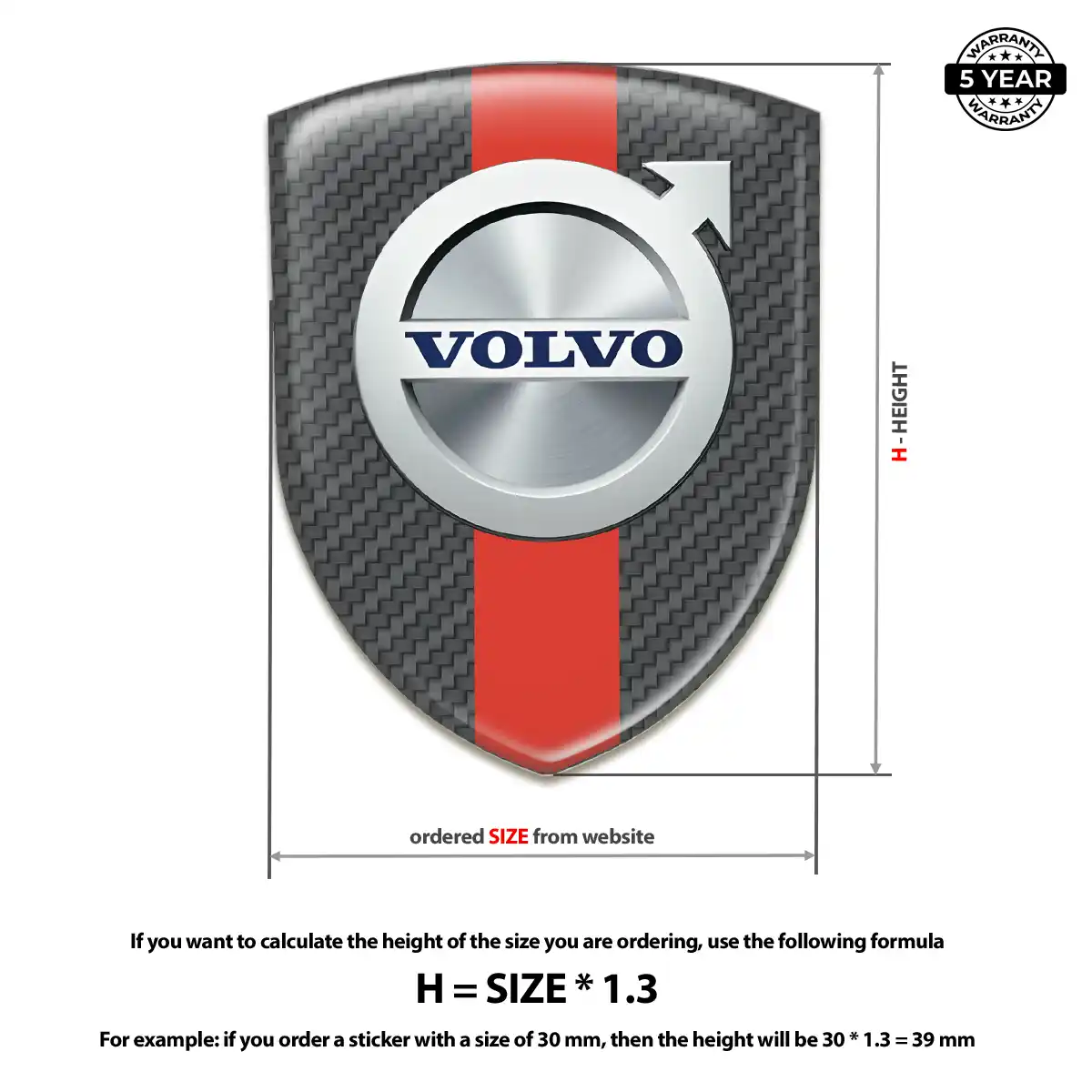 Volvo Emblem Badge Exclusive Series