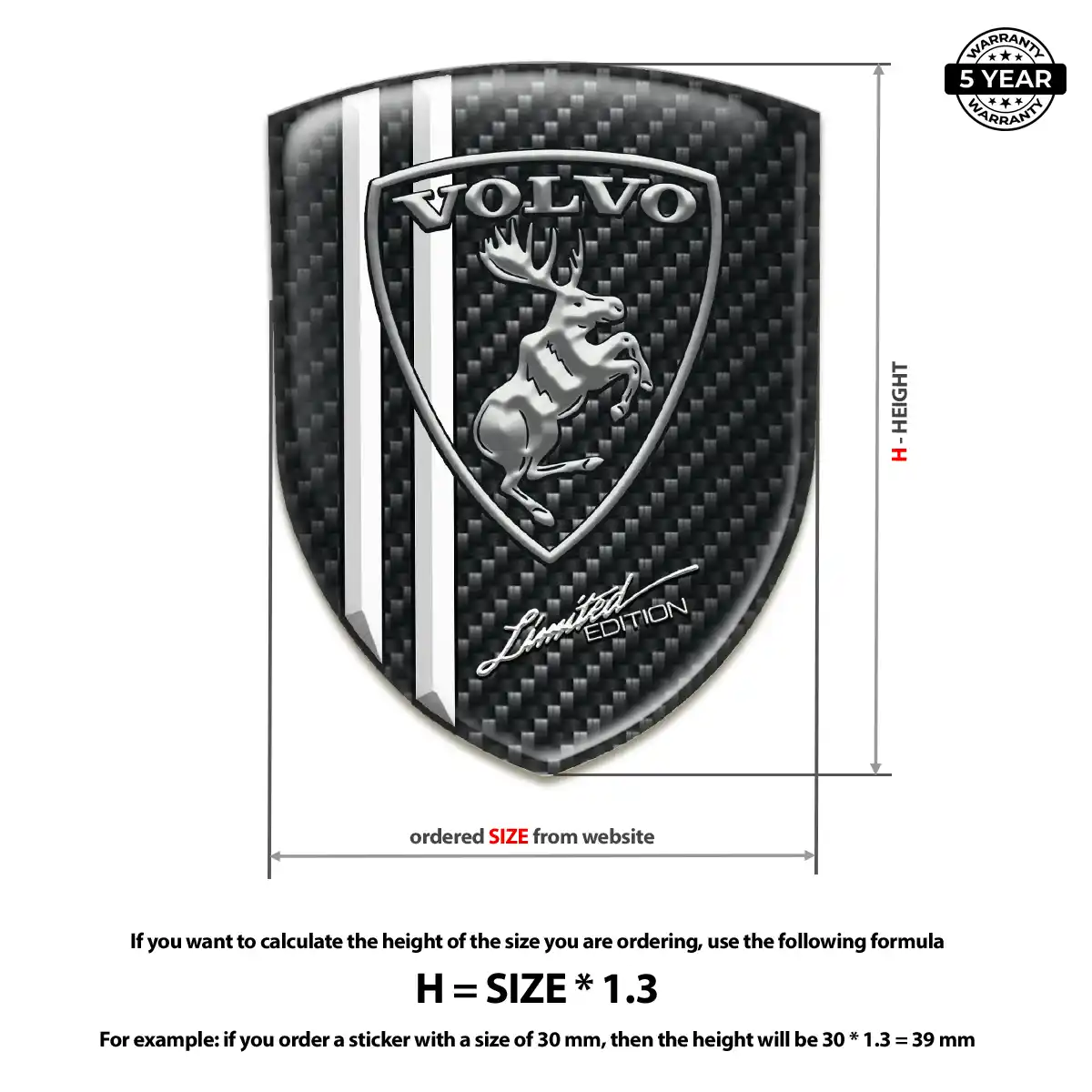 Volvo Emblem Badge Interior Luxe
